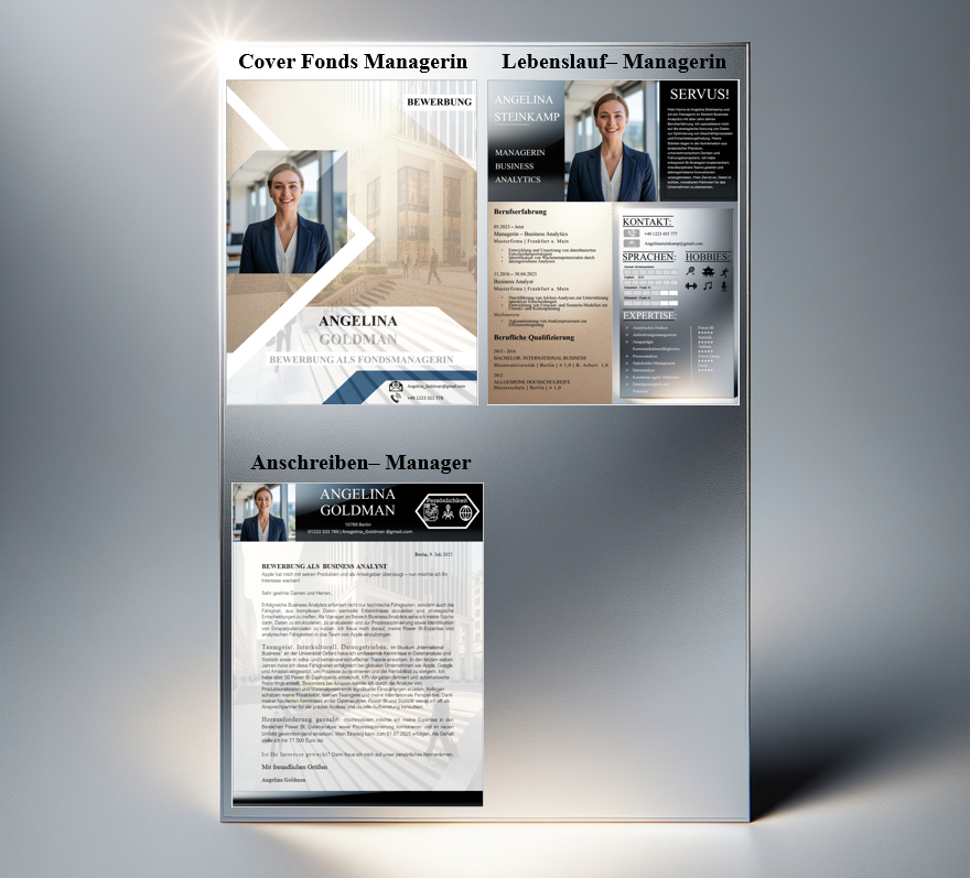 Bundle 3 – Fund Manager Templates (Resume + Cover Letter + Cover Page)