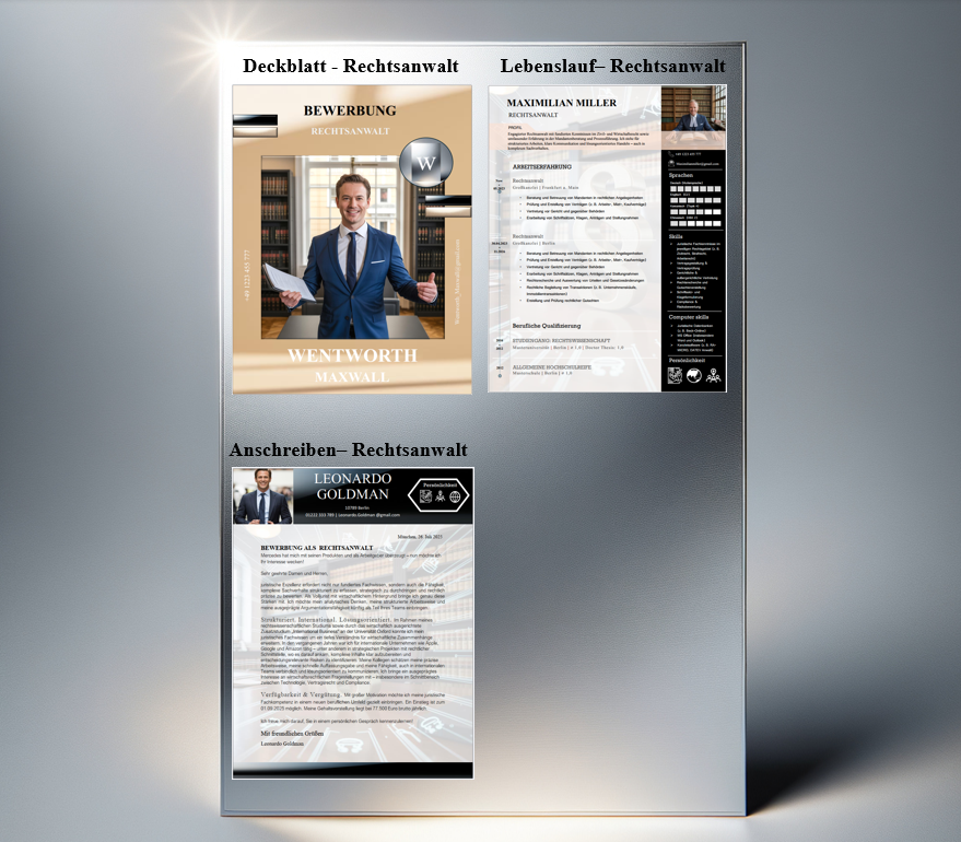 Bundle 6 – Lawyer Template – (Resume + Cover Letter + Cover Page)